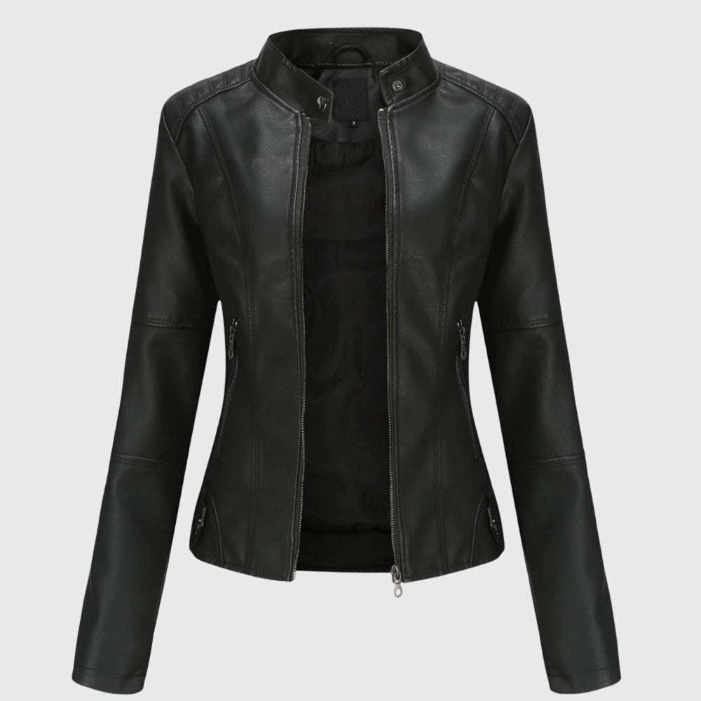 Giorgina | Elegante Leren Jas voor Dames