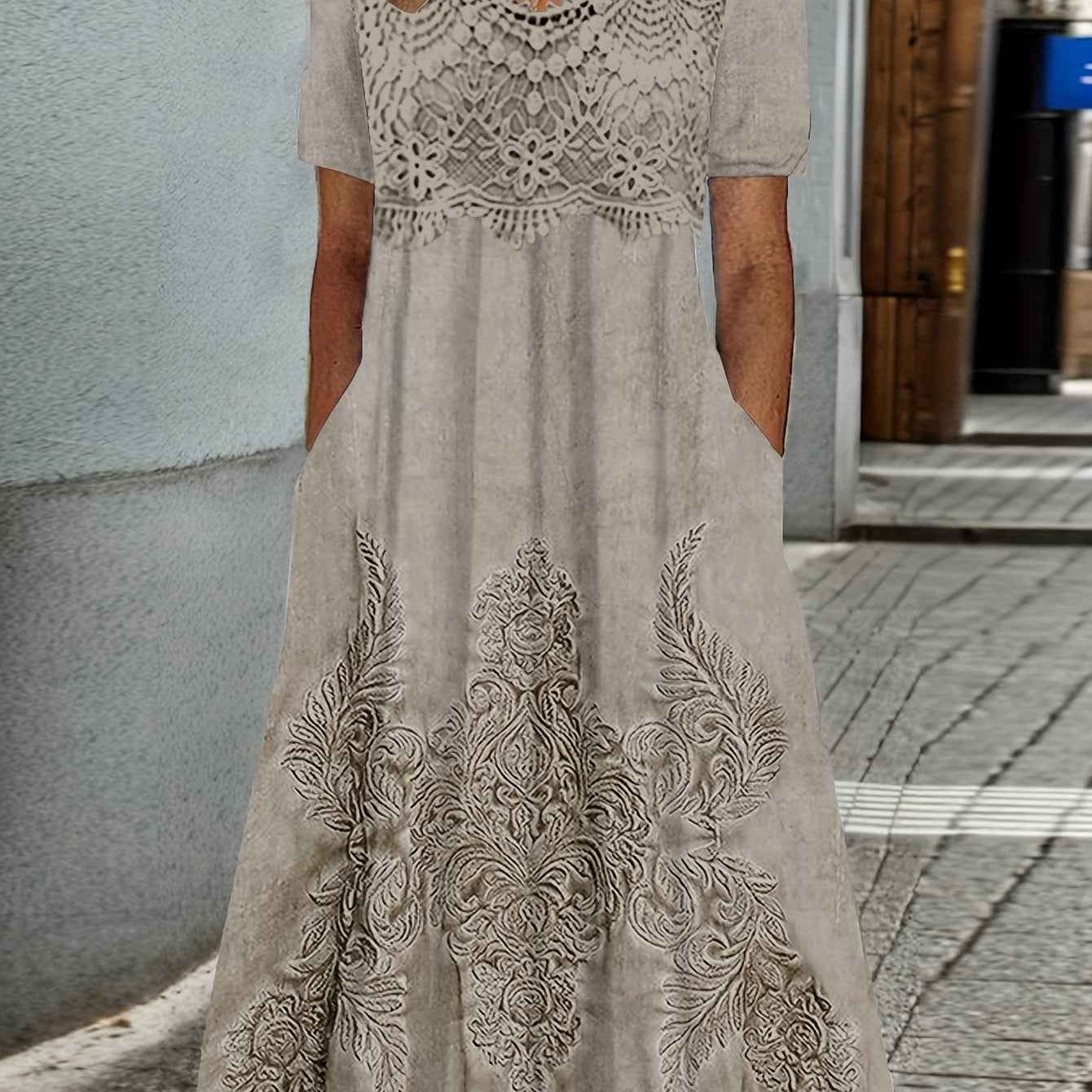 INDIGO | ELEGANTE MIDI BLOEMENJURK