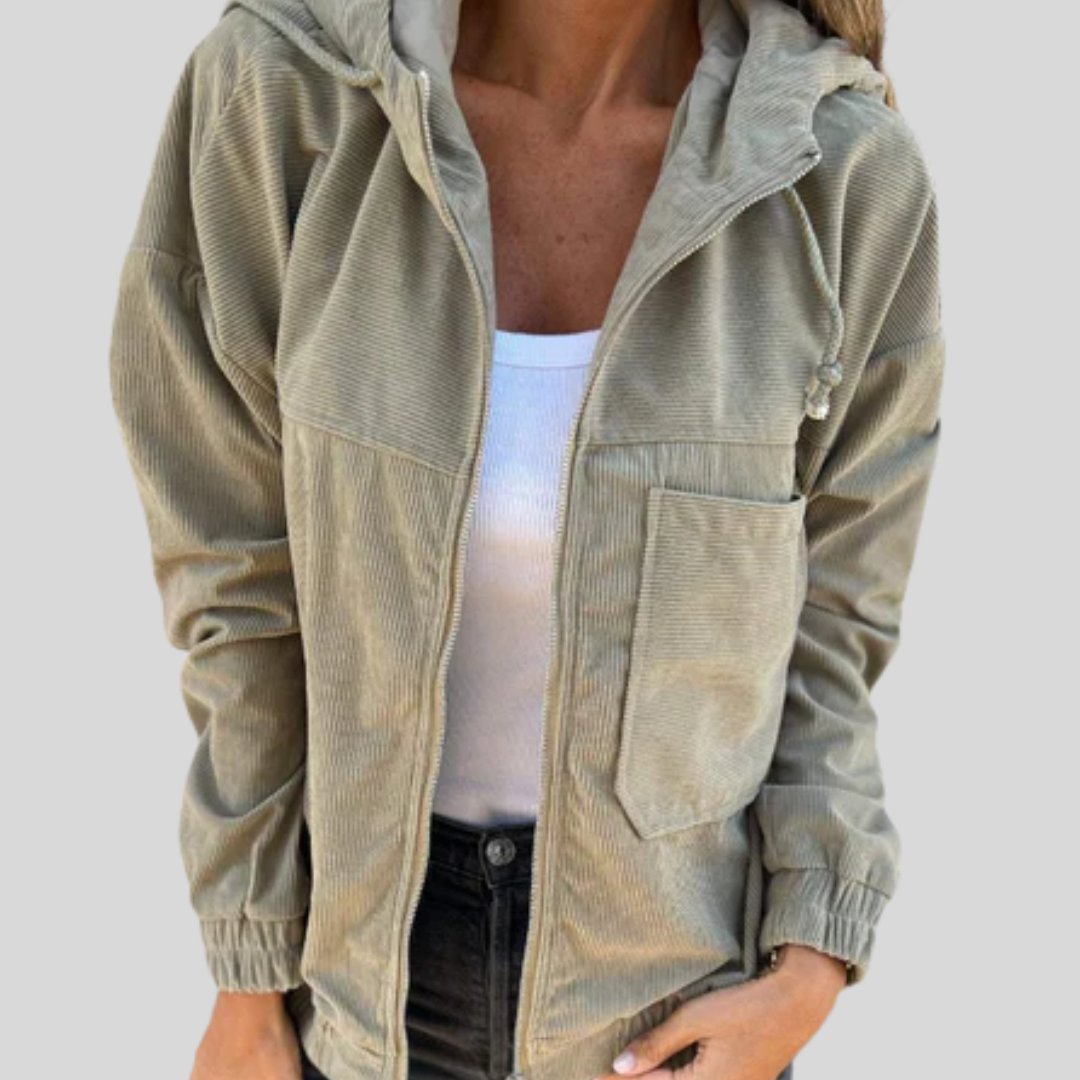 Mabel | Zacht gilet met rits
