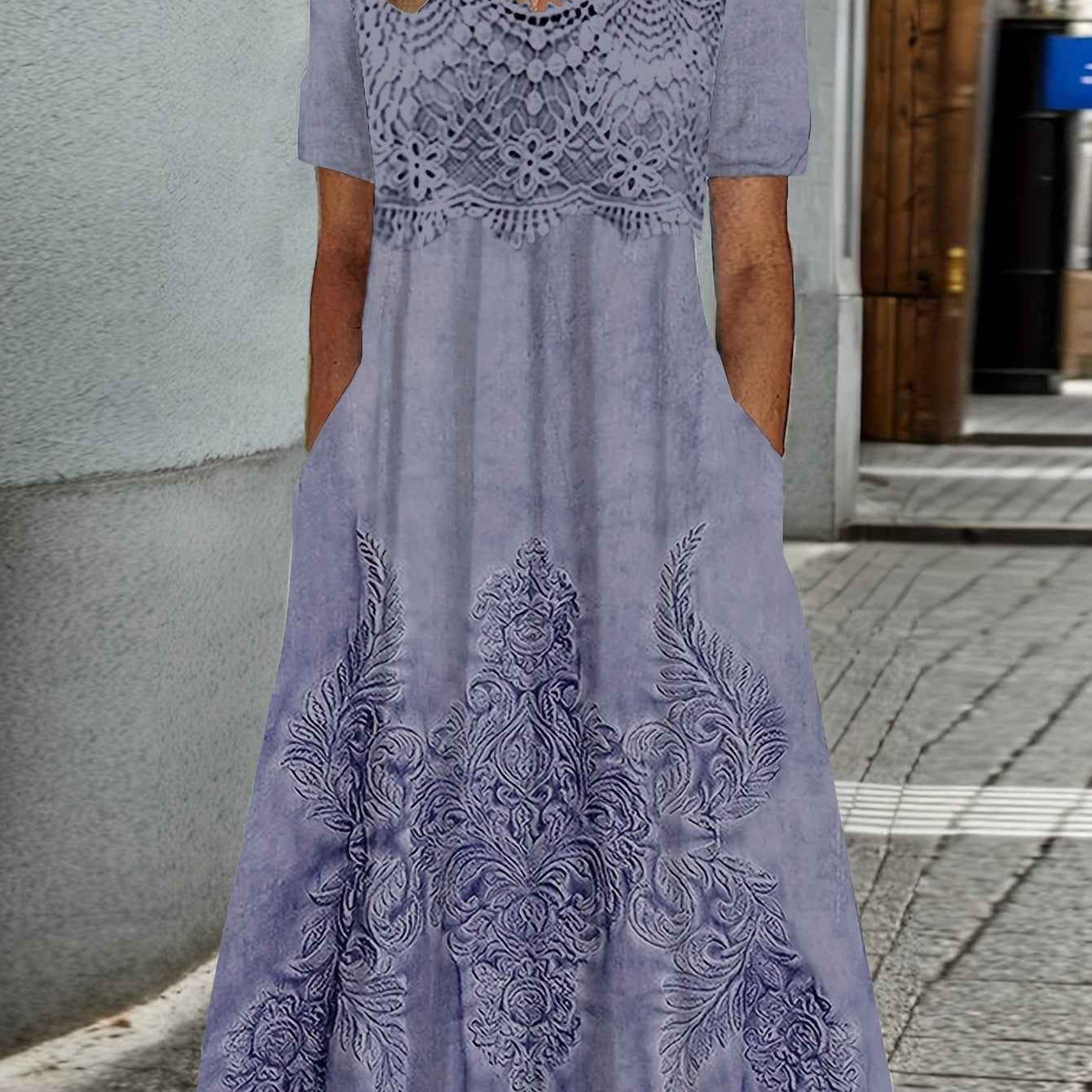 INDIGO | ELEGANTE MIDI BLOEMENJURK