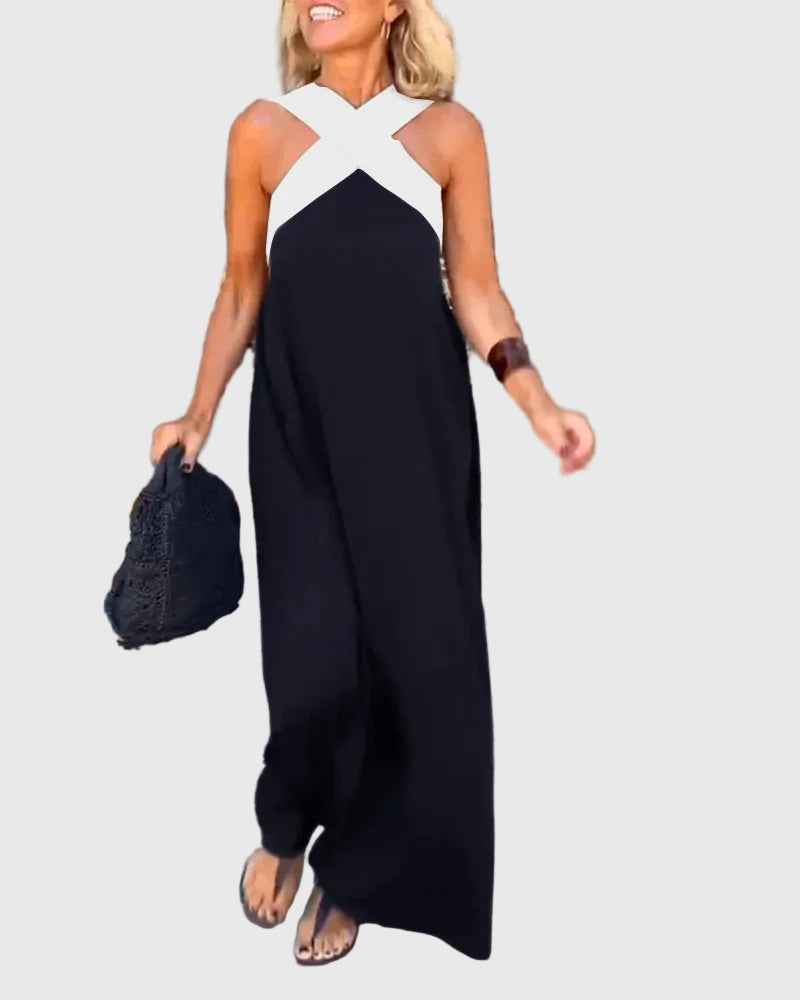 Elena | Maxi Jurk Vloeiend en Elegant