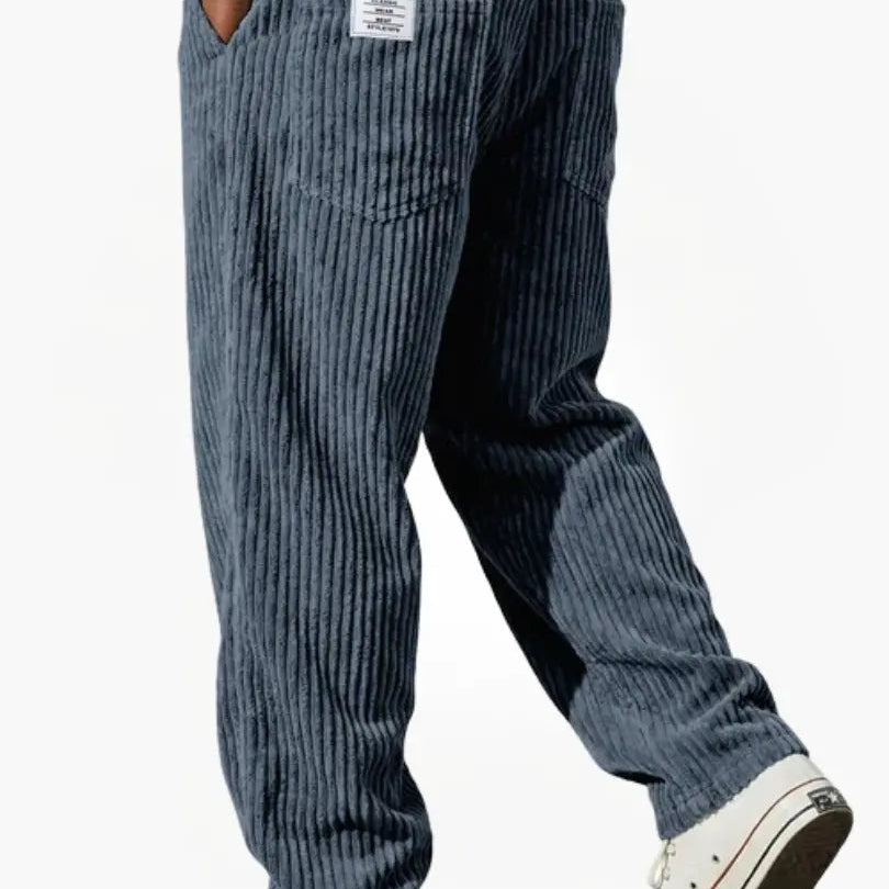 Edgar | Brede ribcord broek
