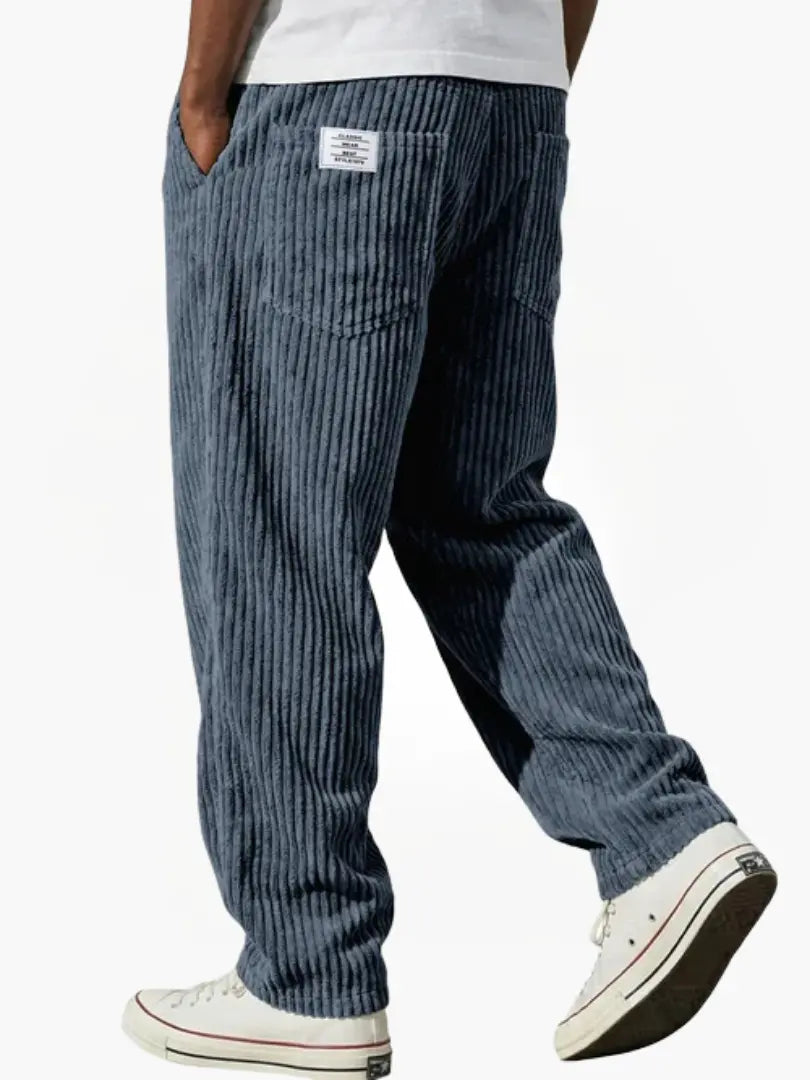 Edgar | Brede ribcord broek