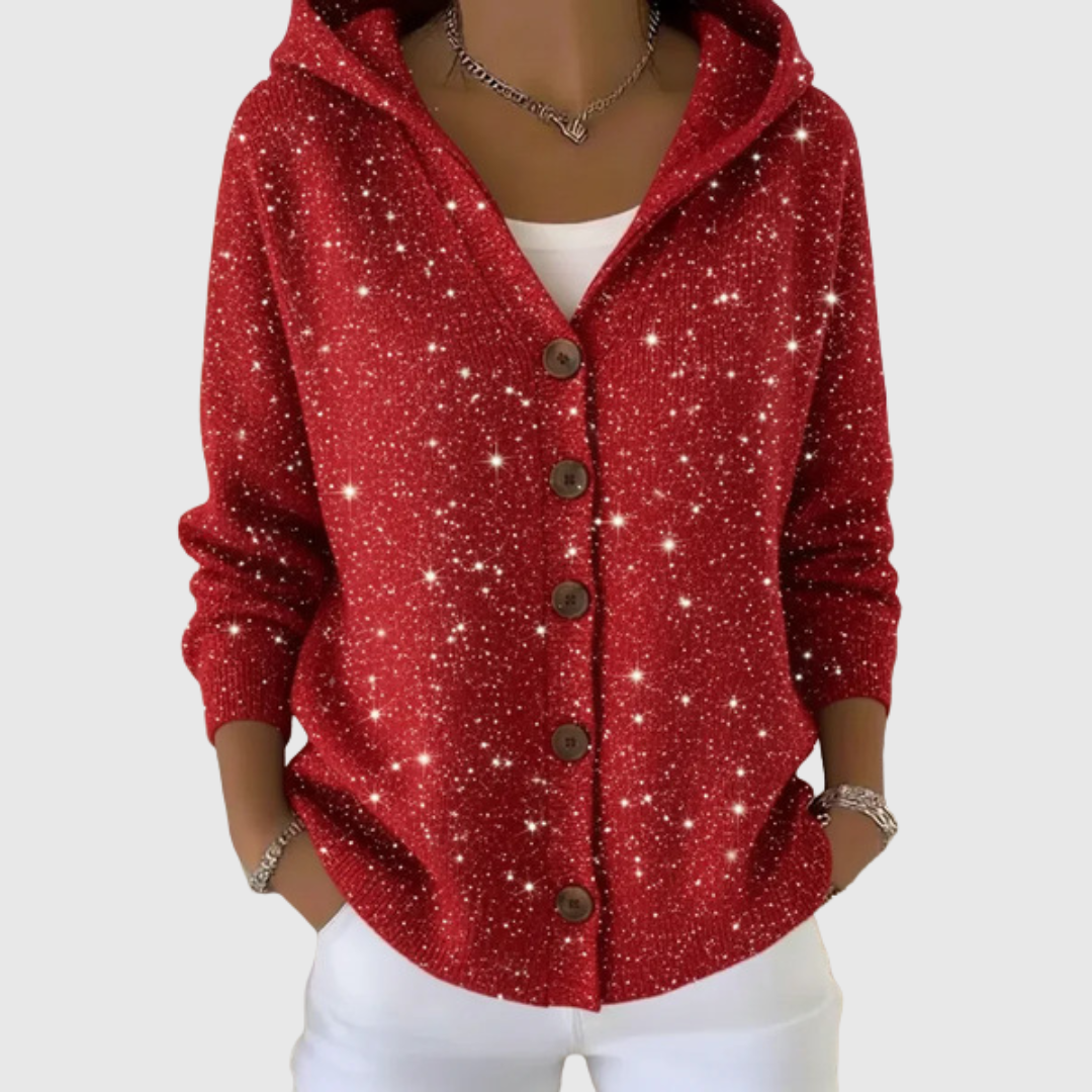 Bea | Gebreid vest met capuchon