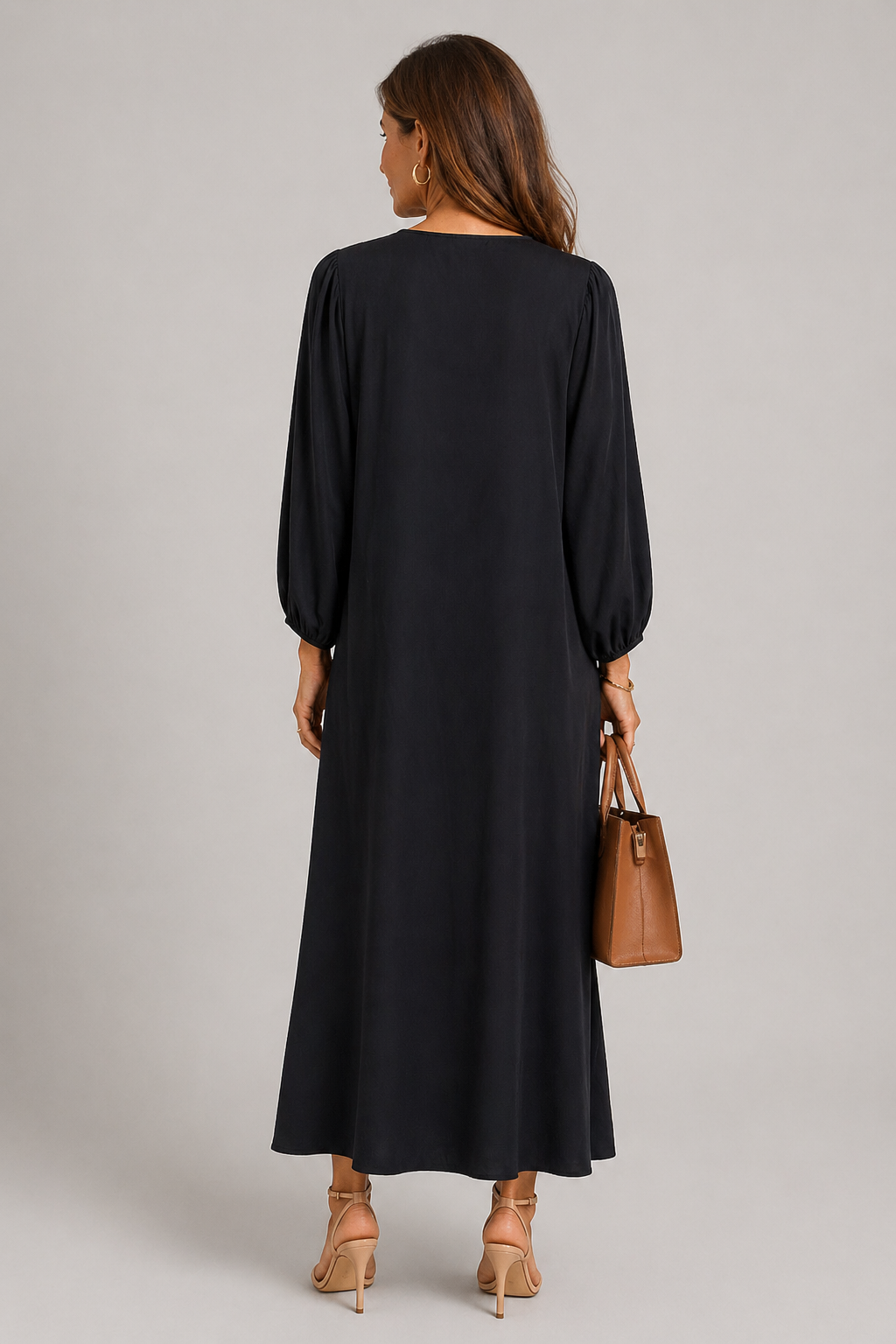 Luna | Noir Jurk