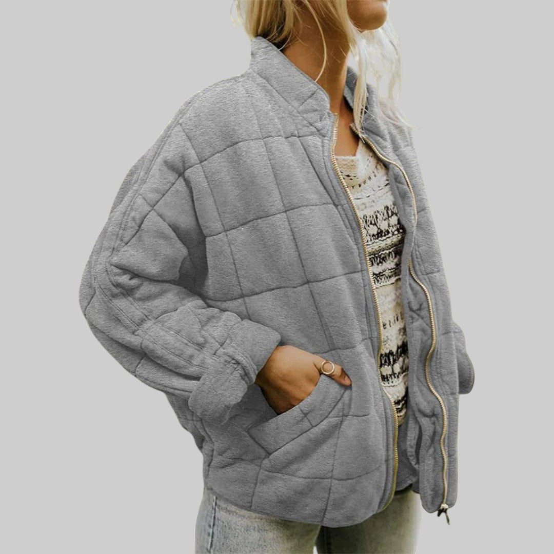 Josiane | Elegante oversized gewatteerde jas