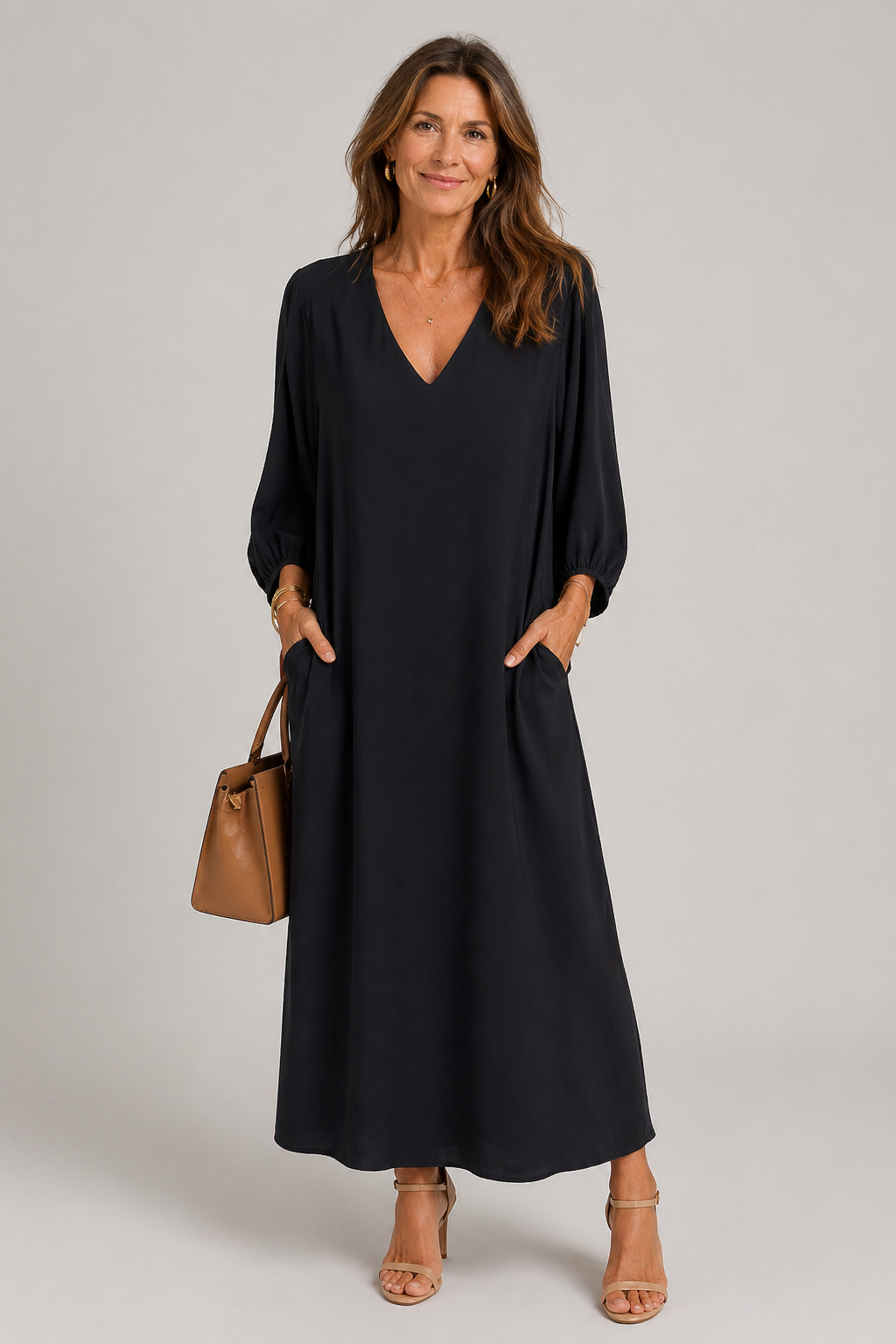 Luna | Noir Jurk