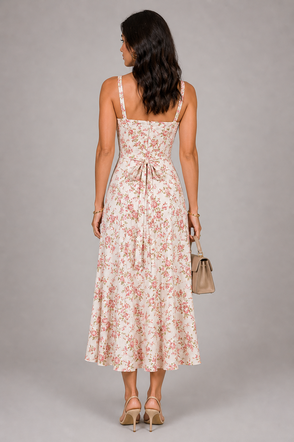 Rosé | Romantische bloemenjurk