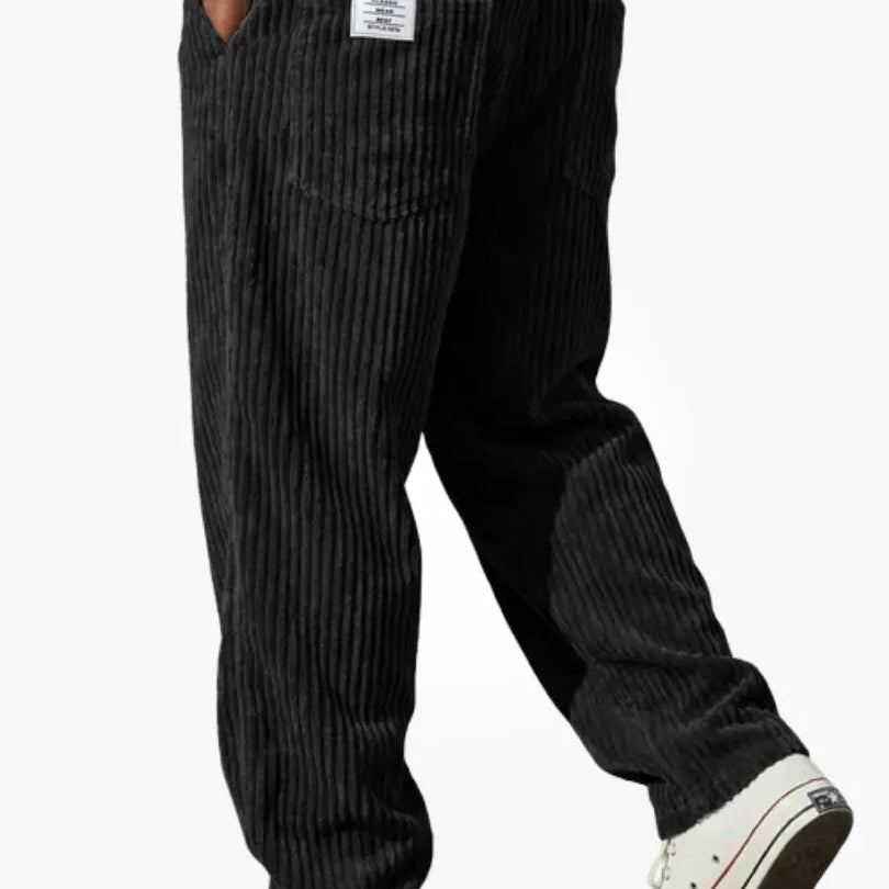 Edgar | Brede ribcord broek