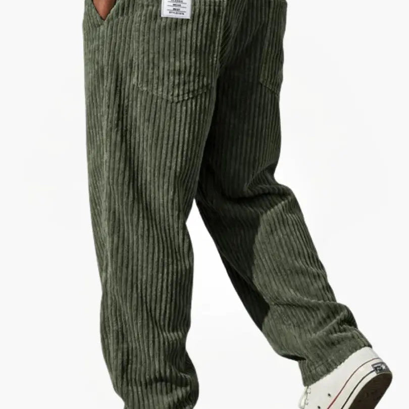 Edgar | Brede ribcord broek