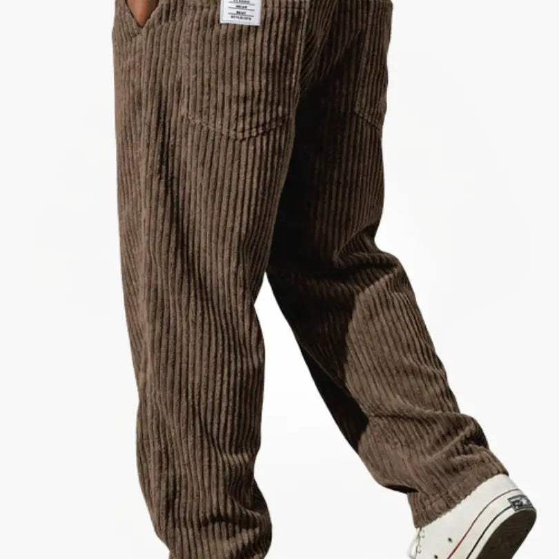 Edgar | Brede ribcord broek