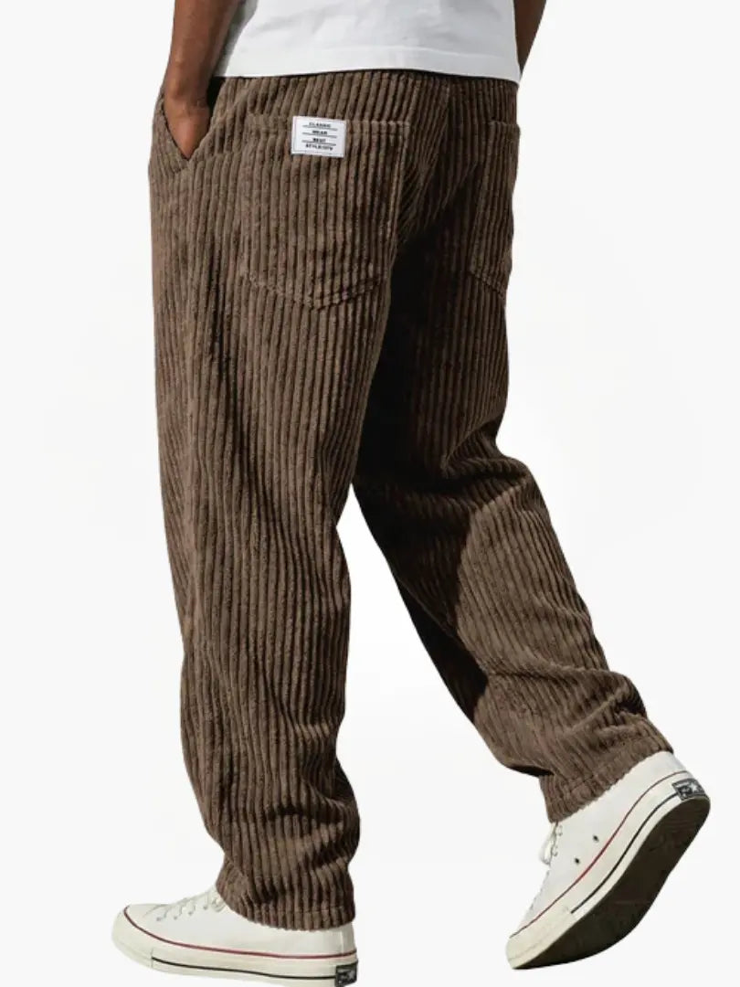 Edgar | Brede ribcord broek