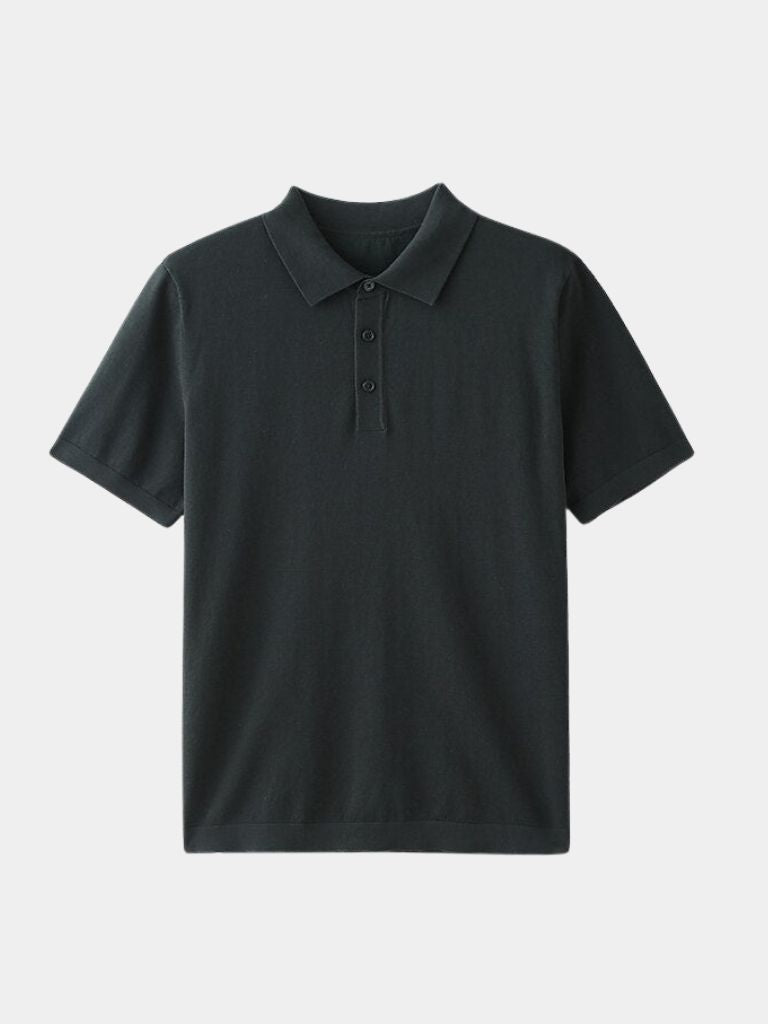 Aldert | Klassieke polo met korte mouwen en knoopsluiting
