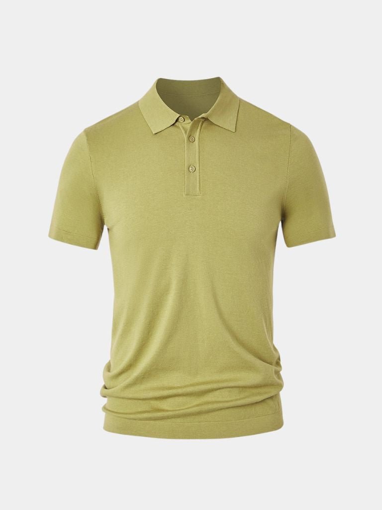 Aldert | Klassieke polo met korte mouwen en knoopsluiting