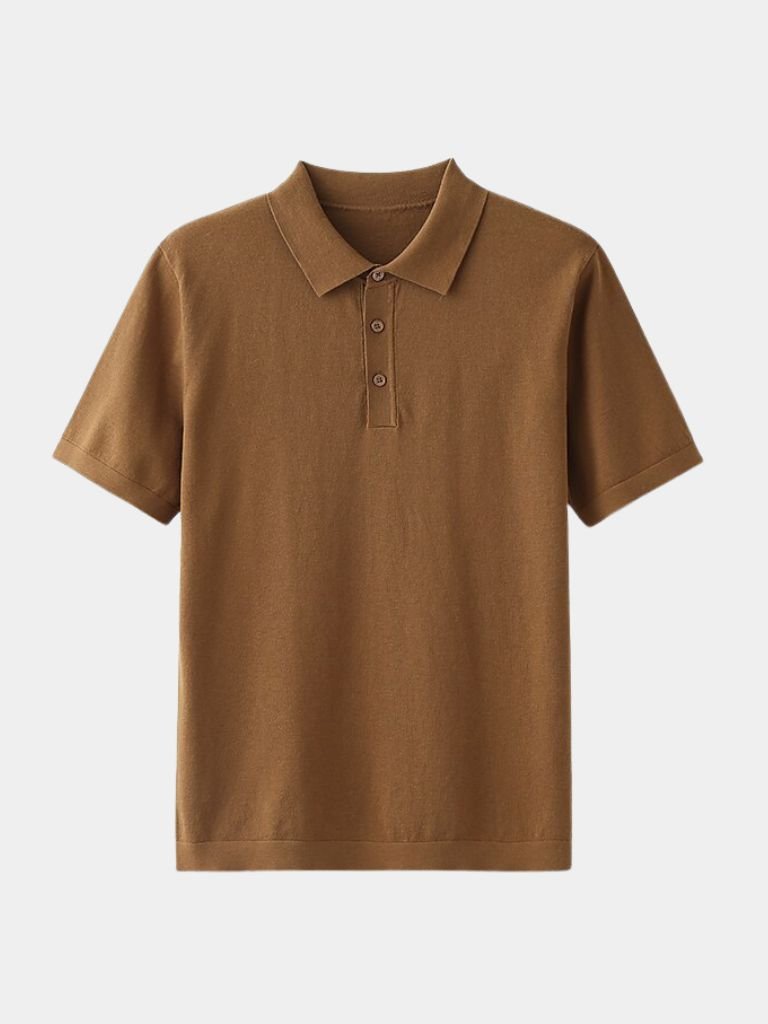 Aldert | Klassieke polo met korte mouwen en knoopsluiting