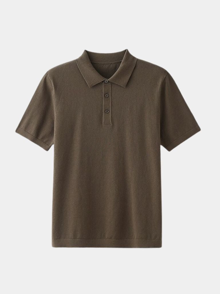 Aldert | Klassieke polo met korte mouwen en knoopsluiting