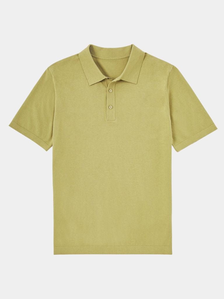 Aldert | Klassieke polo met korte mouwen en knoopsluiting