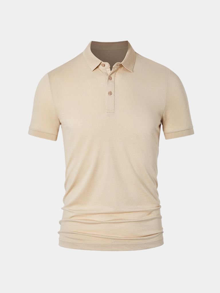 Allard | Crèmekleurige klassieke polo