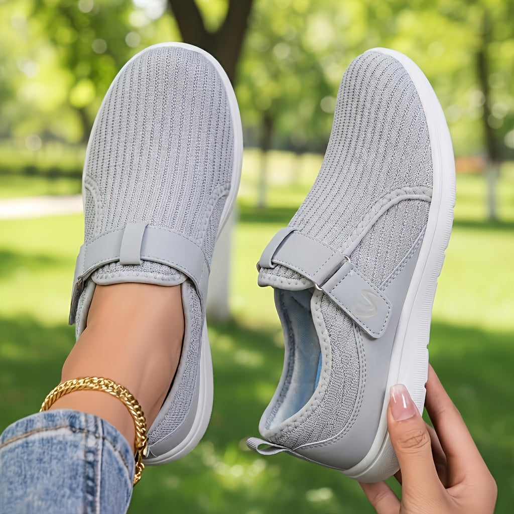 Anke | Verstelbare Comfort-Sneaker met Extra Brede Pasvorm – Moeiteloos aan- en uittrekken