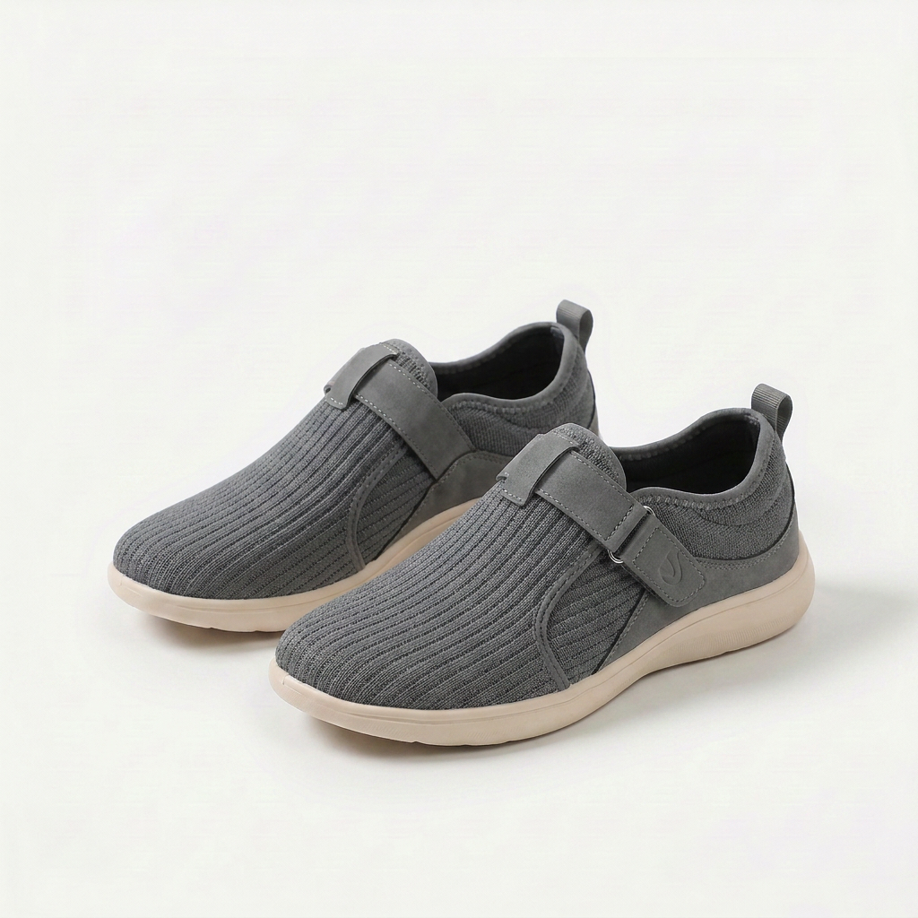 Anke | Verstelbare Comfort-Sneaker met Extra Brede Pasvorm – Moeiteloos aan- en uittrekken