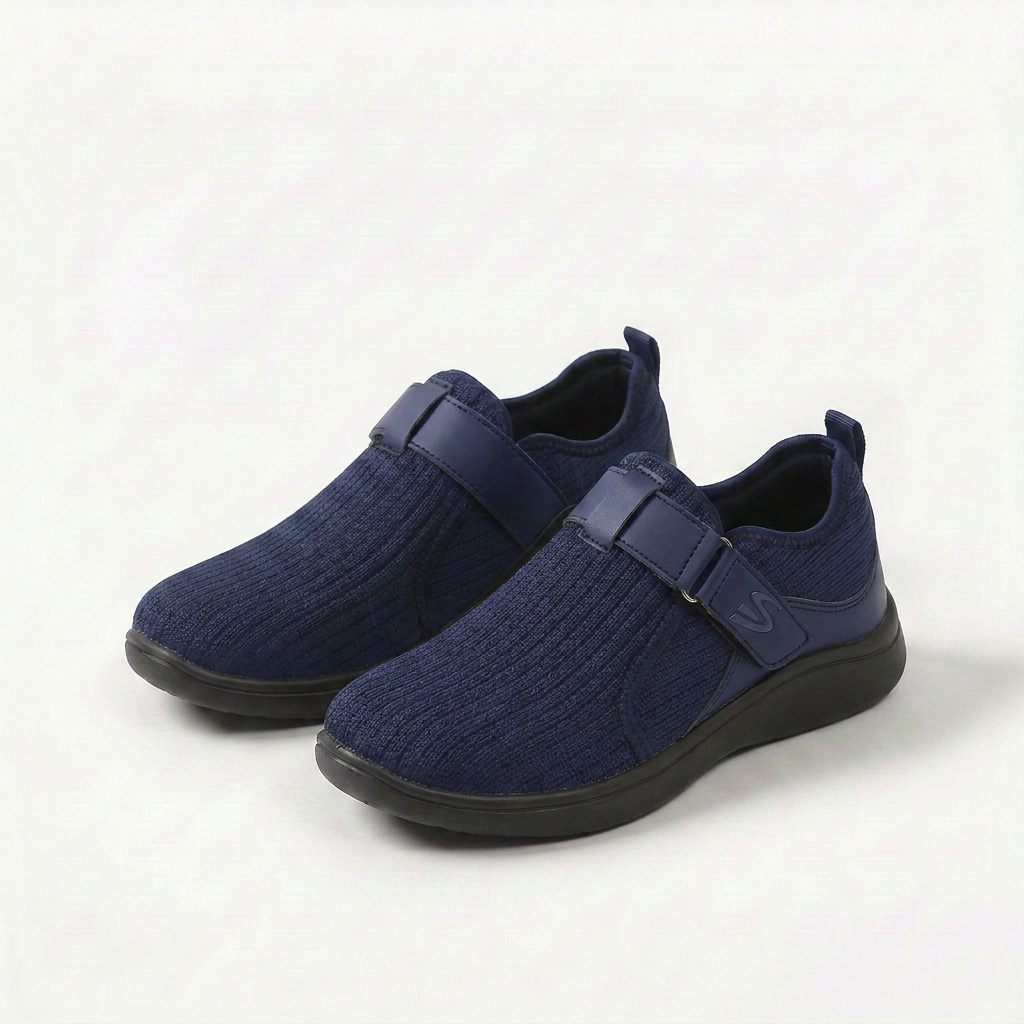 Anke | Verstelbare Comfort-Sneaker met Extra Brede Pasvorm – Moeiteloos aan- en uittrekken