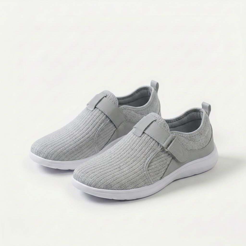 Anke | Verstelbare Comfort-Sneaker met Extra Brede Pasvorm – Moeiteloos aan- en uittrekken