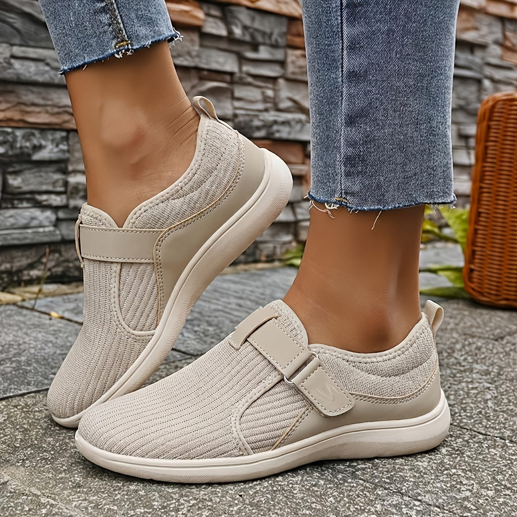 Anke | Verstelbare Comfort-Sneaker met Extra Brede Pasvorm – Moeiteloos aan- en uittrekken