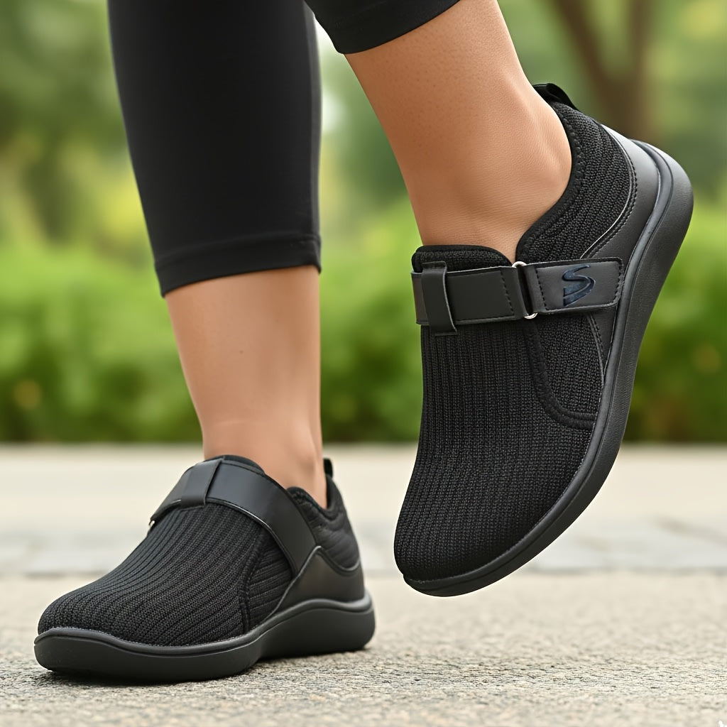 Anke | Verstelbare Comfort-Sneaker met Extra Brede Pasvorm – Moeiteloos aan- en uittrekken