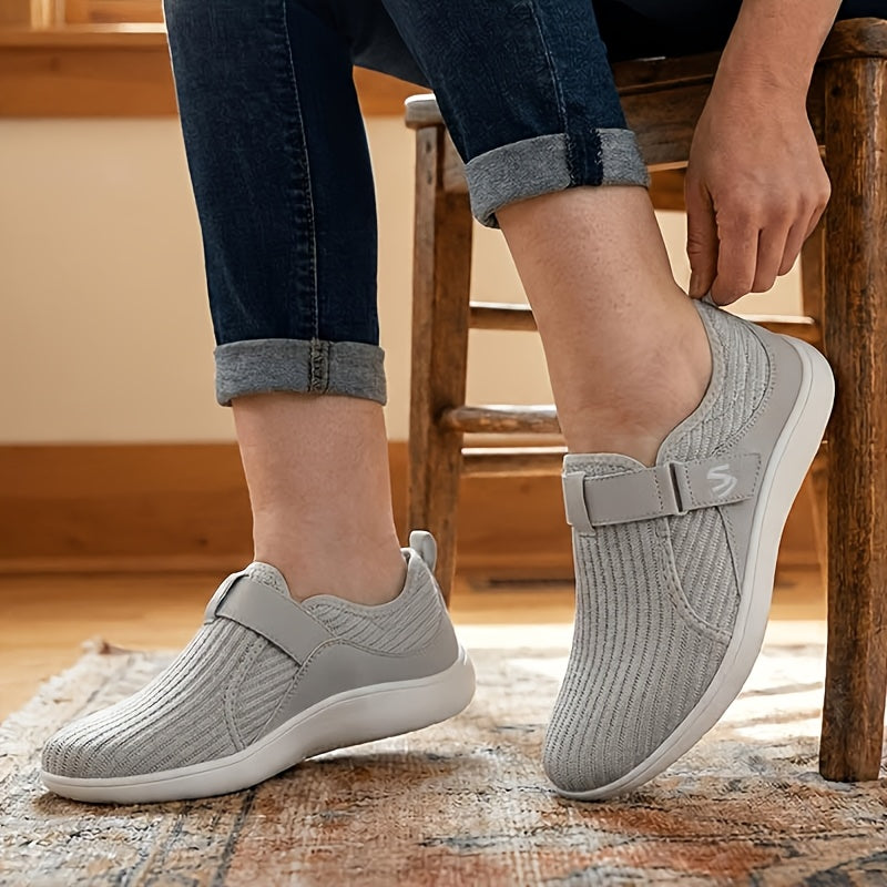 Anke | Verstelbare Comfort-Sneaker met Extra Brede Pasvorm – Moeiteloos aan- en uittrekken