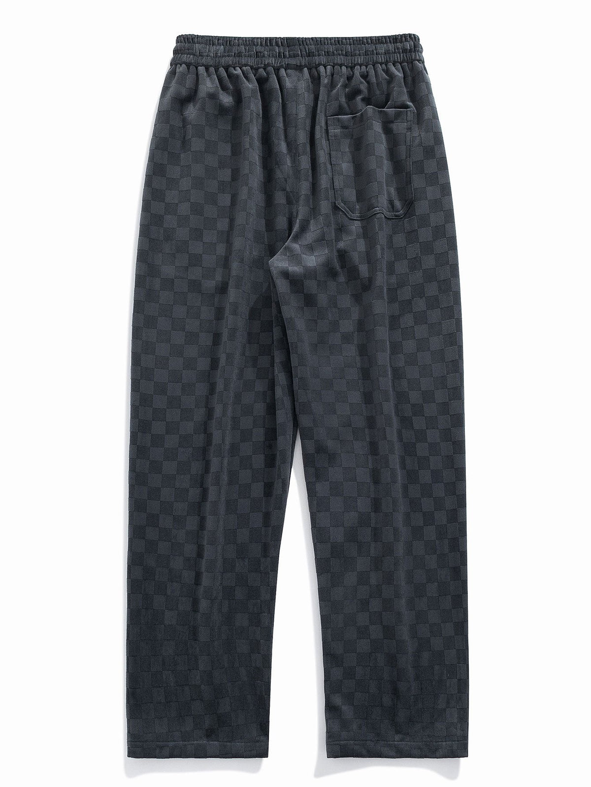 Arne | Geblokte broek straight leg