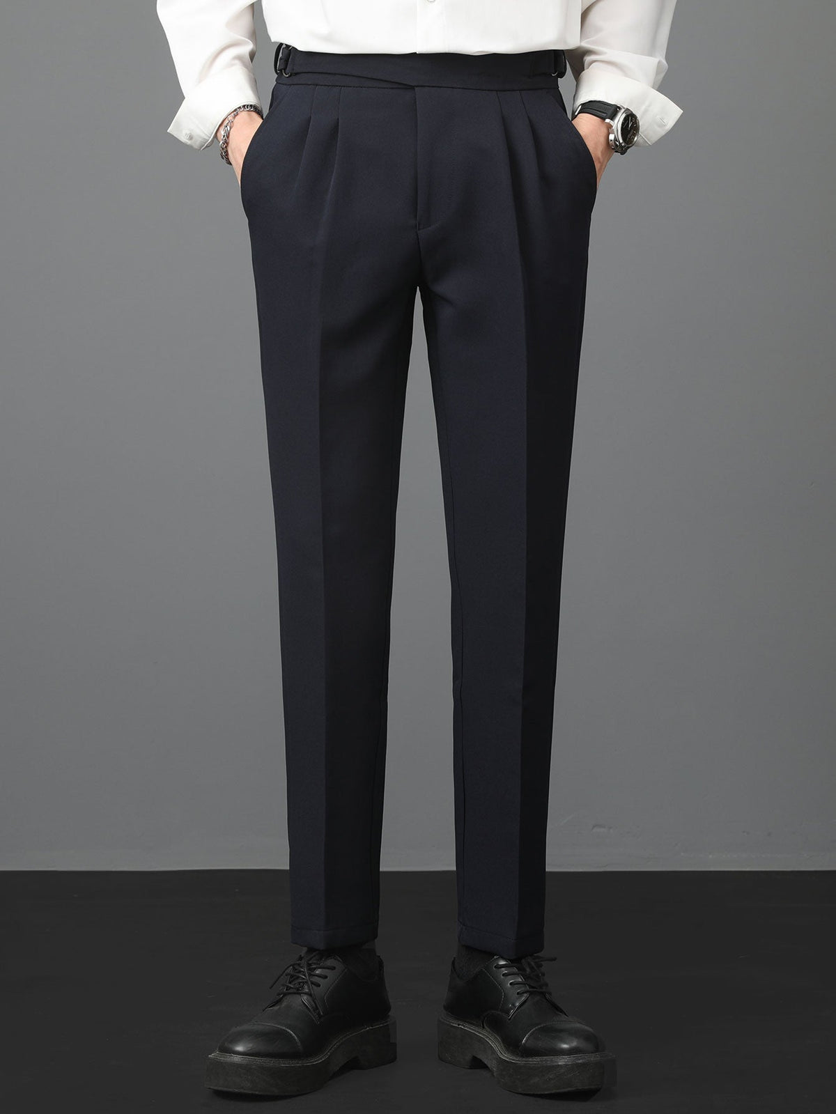Barend | High waist slim fit pantalon