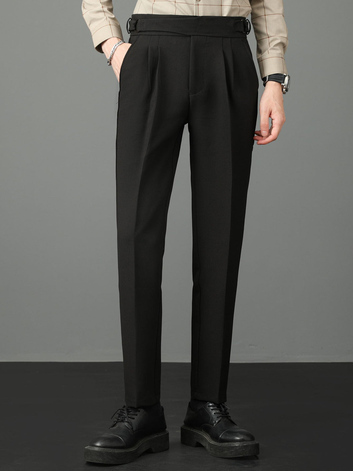 Barend | High waist slim fit pantalon