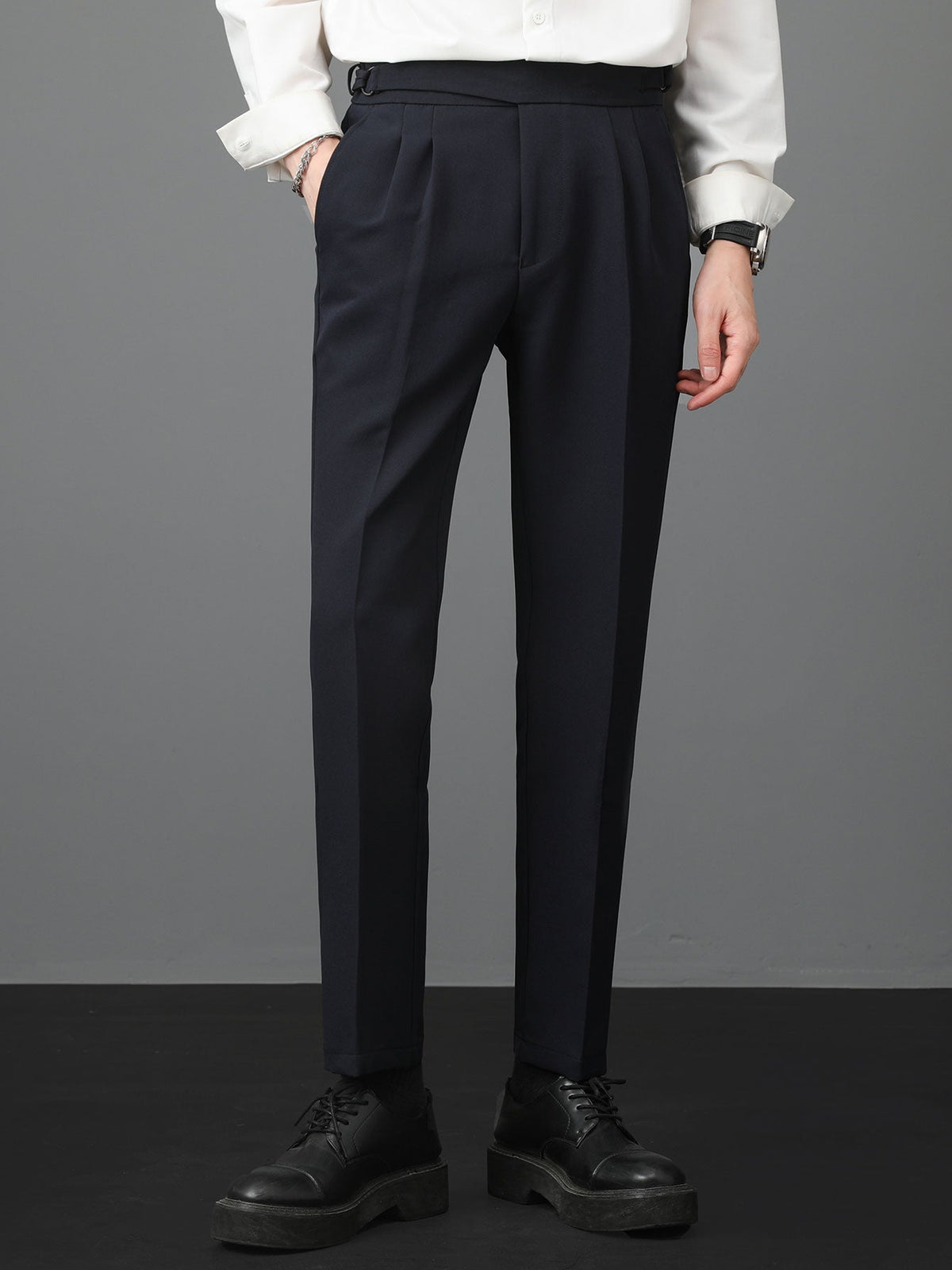 Barend | High waist slim fit pantalon
