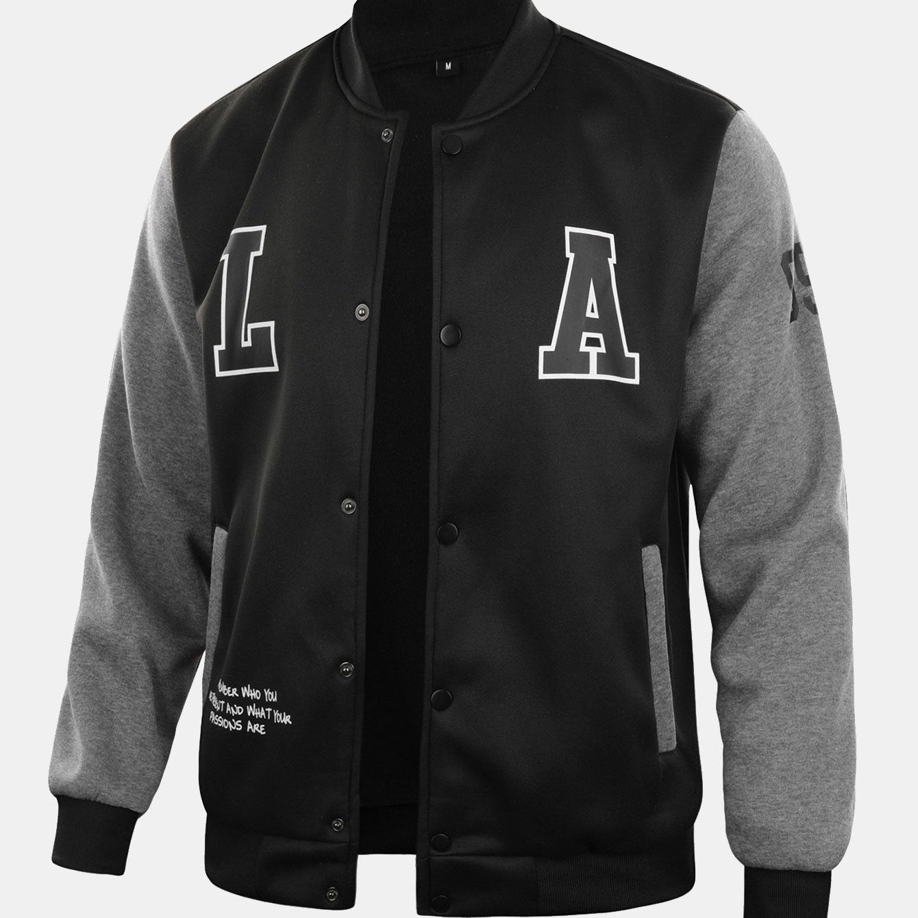 Bastiaan | Baseball jack met la-print