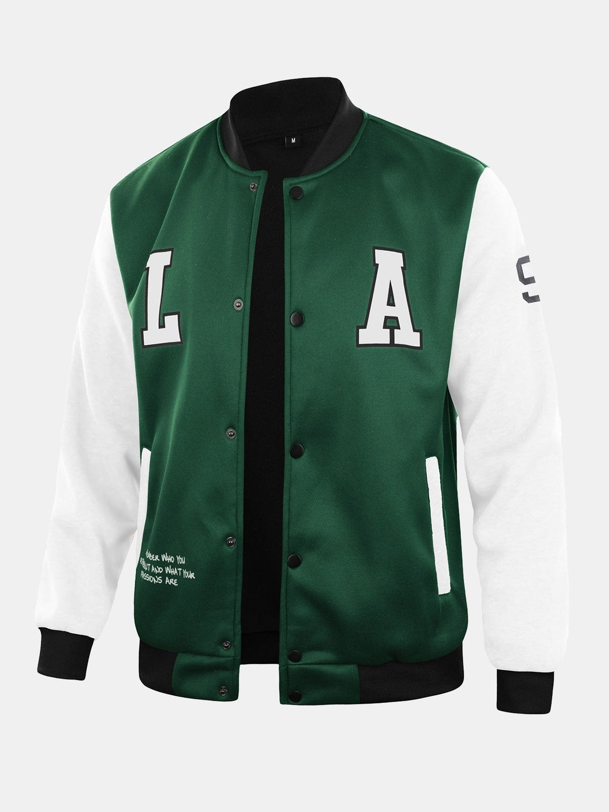 Bastiaan | Baseball jack met la-print
