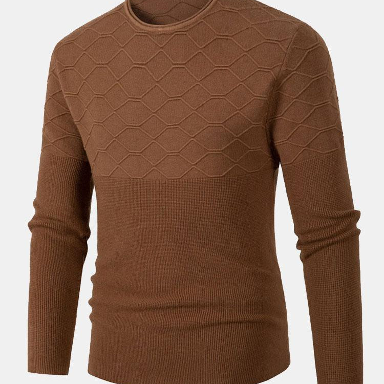 Benjamin | Slim-fit gebreide trui met ronde hals