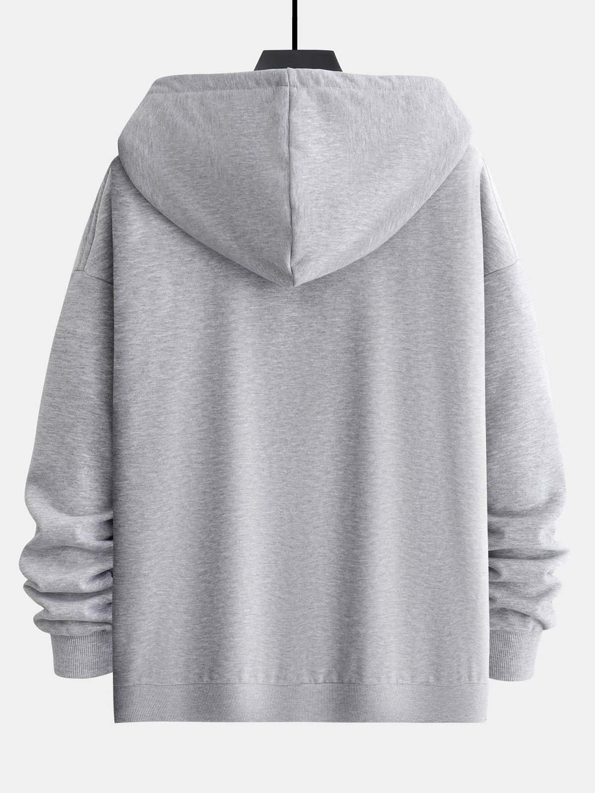 Berend | Basic hoodie met ritssluiting en relaxte pasvorm