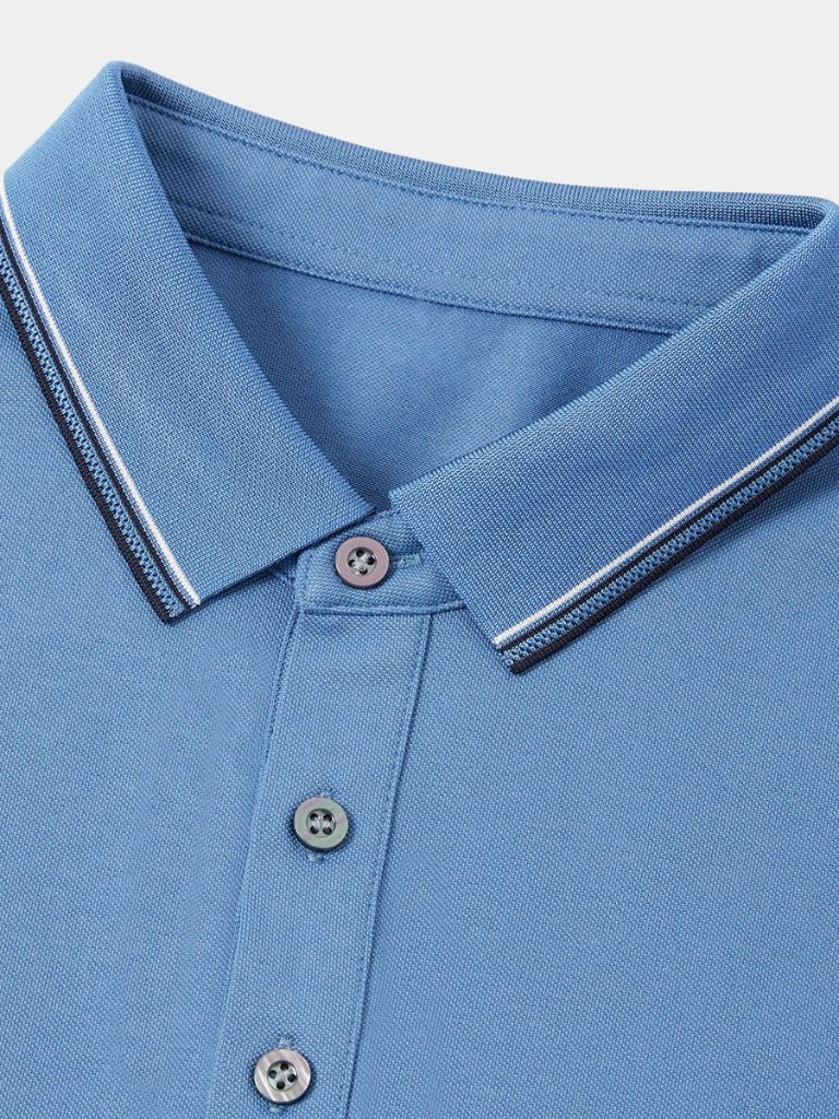 Bernardus | Blauwe klassieke polo