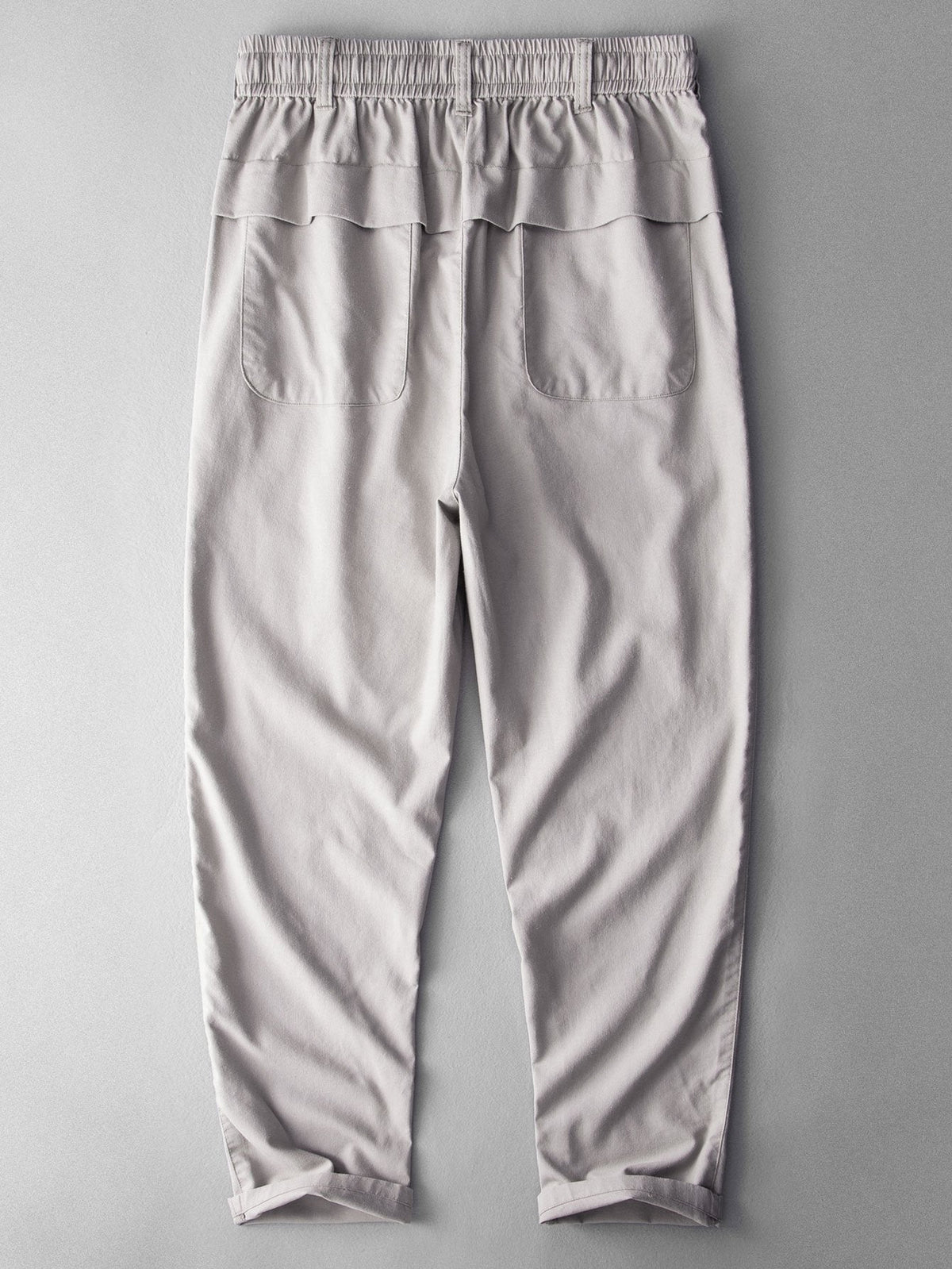 Bo | Linnen katoenen broek straight leg