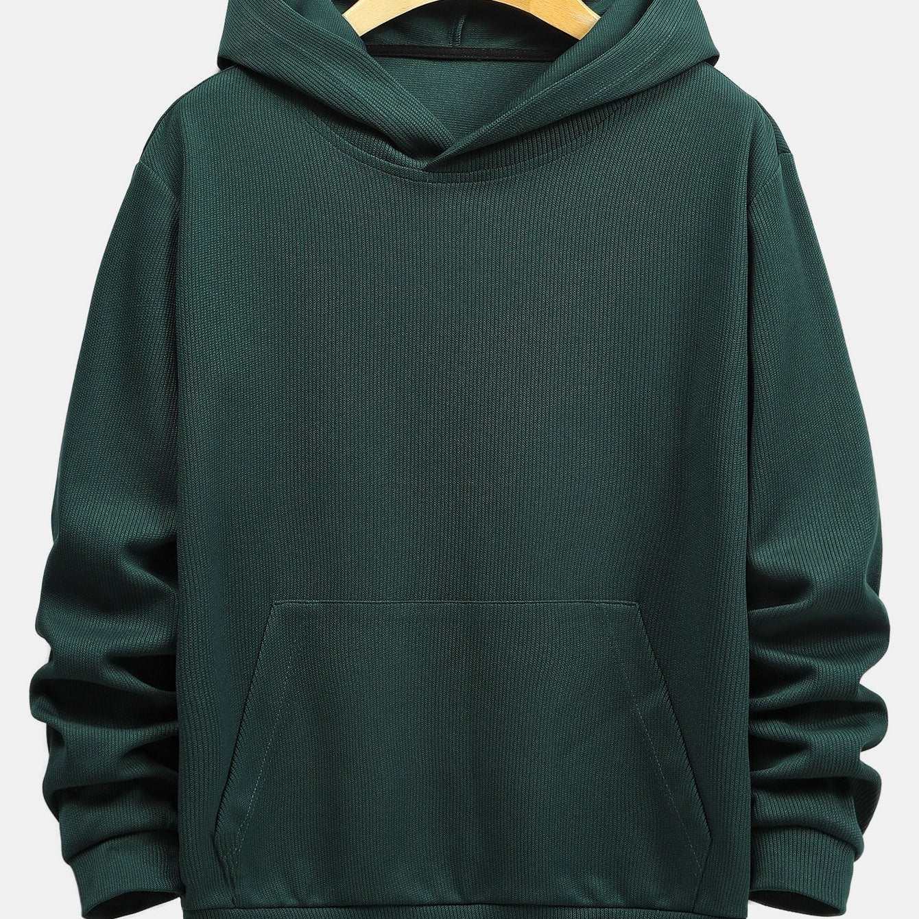 Boudewijn | Gebreide hoodie met ribstructuur