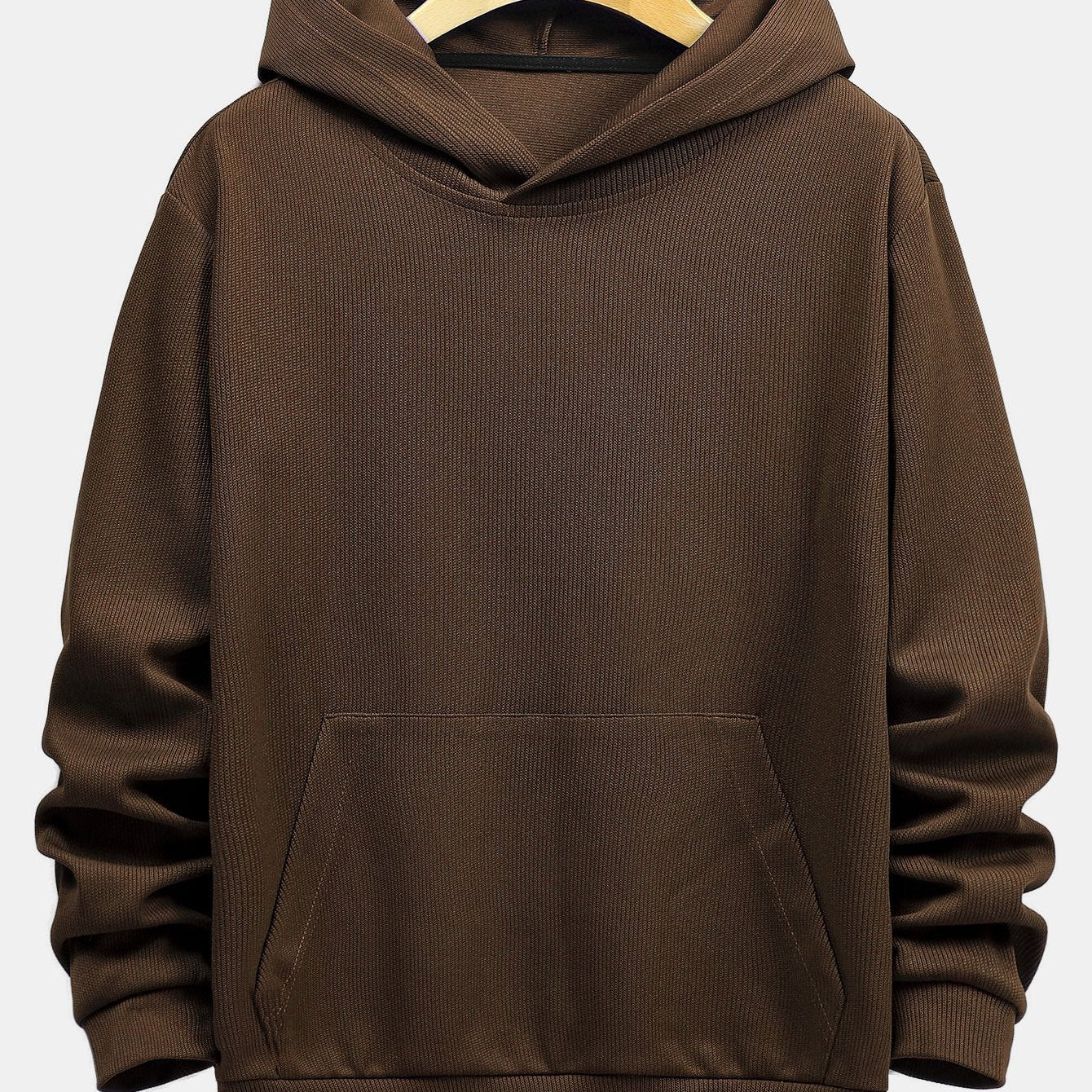 Boudewijn | Gebreide hoodie met ribstructuur