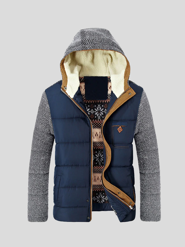 Huub | Marineblauwe gewatteerde bodywarmer