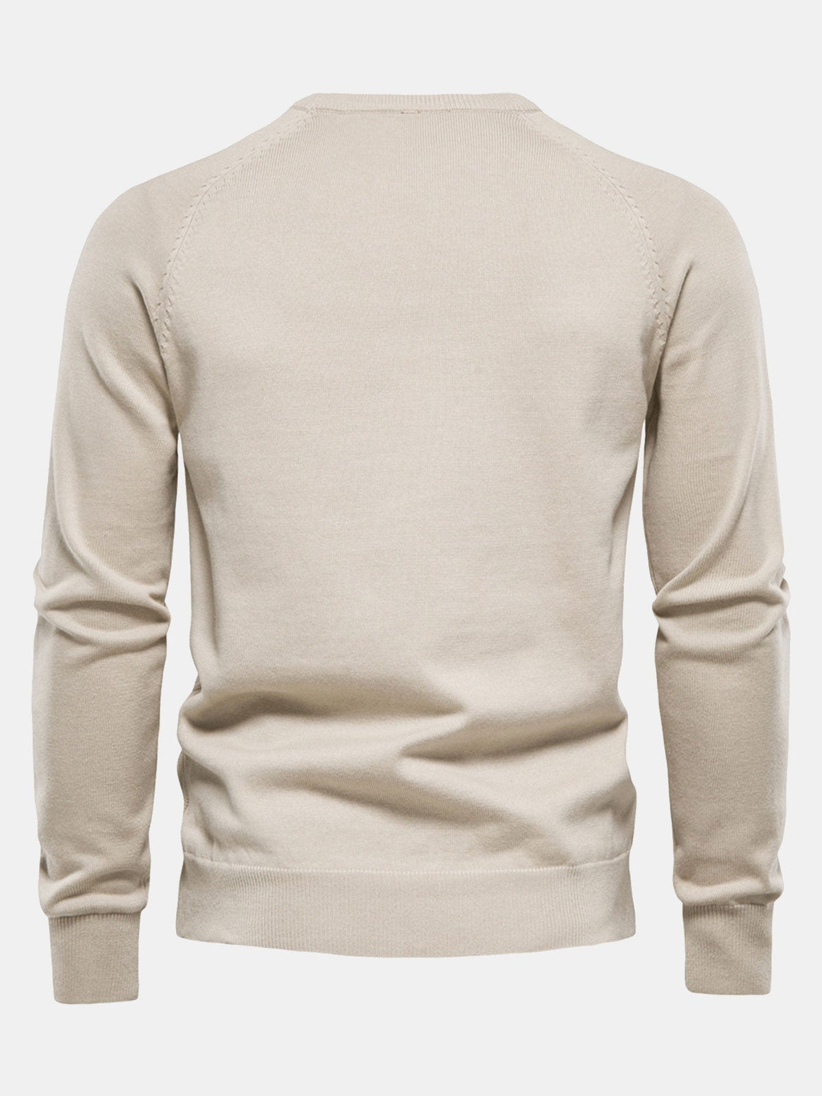 Cas | Jacquardtrui met geometrisch motief en ronde hals