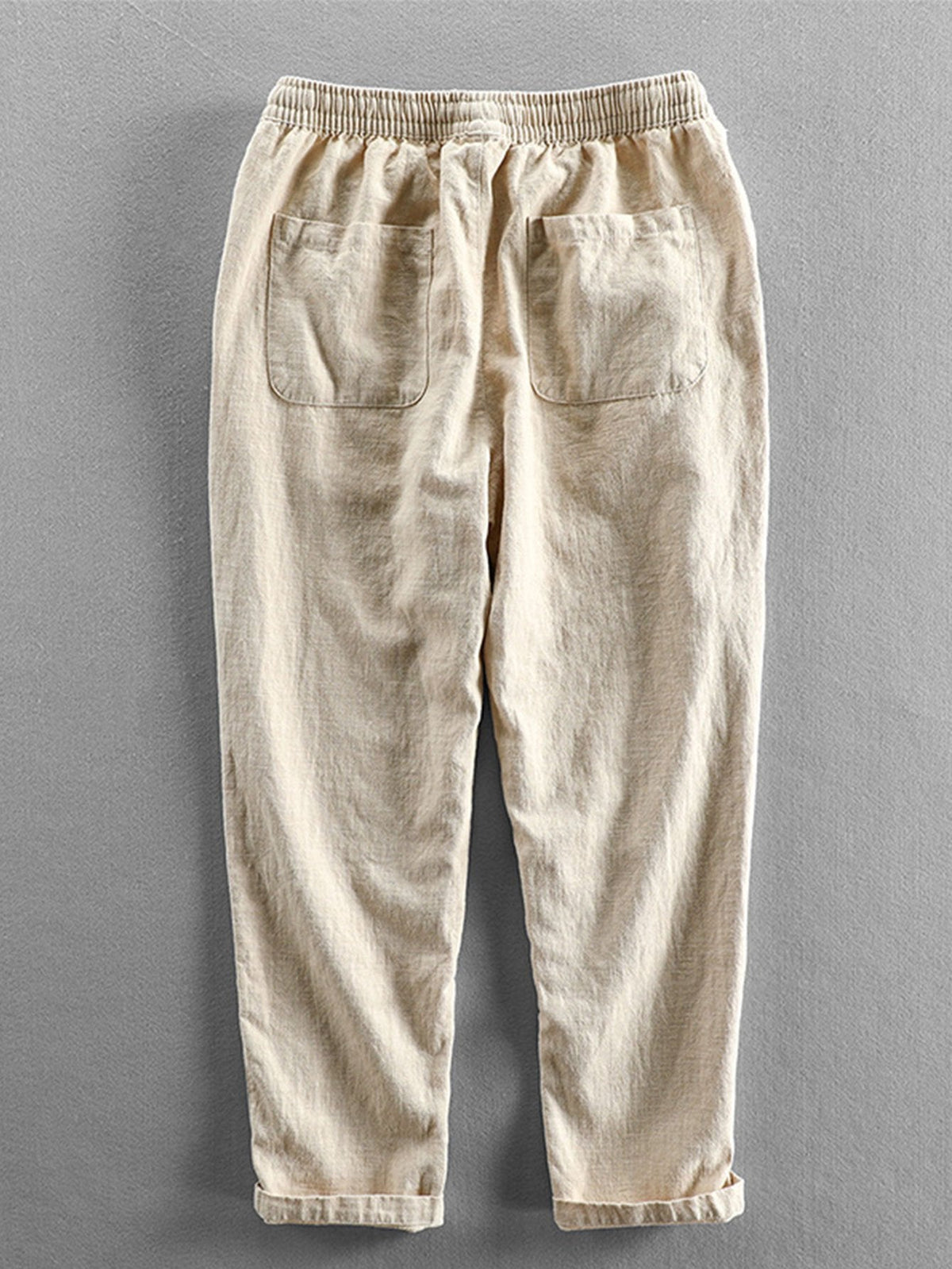 Cees | Linnen katoenen cropped broek