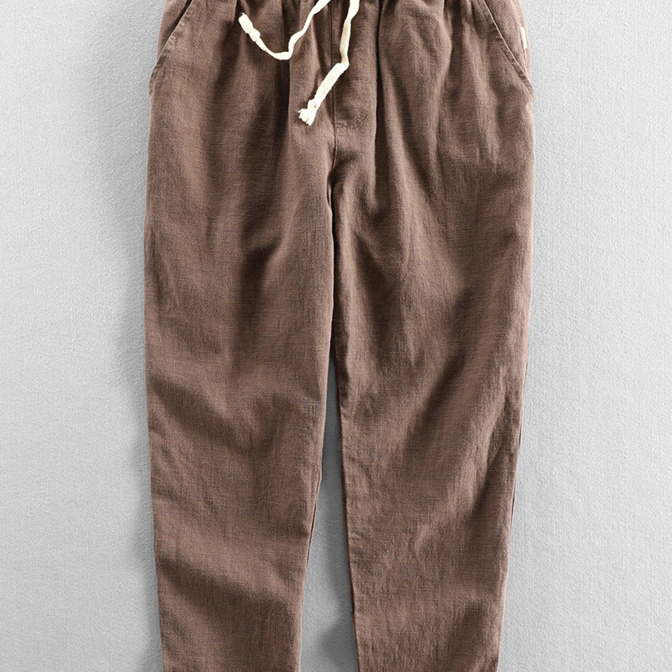 Cees | Linnen katoenen cropped broek