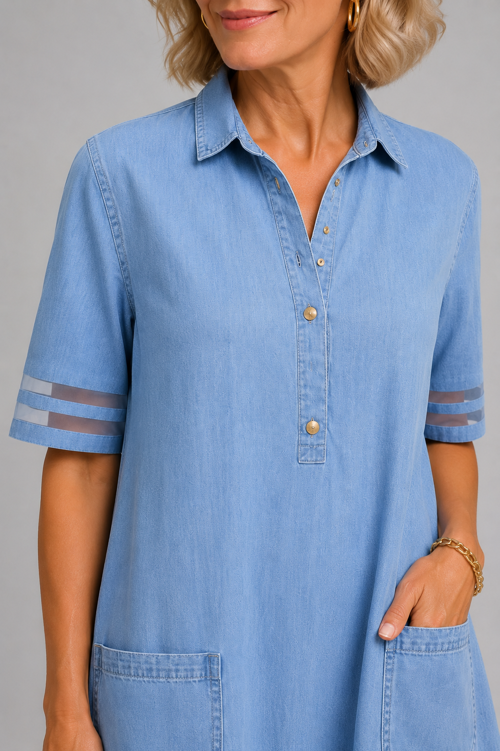 Brittany | Denim Jurk
