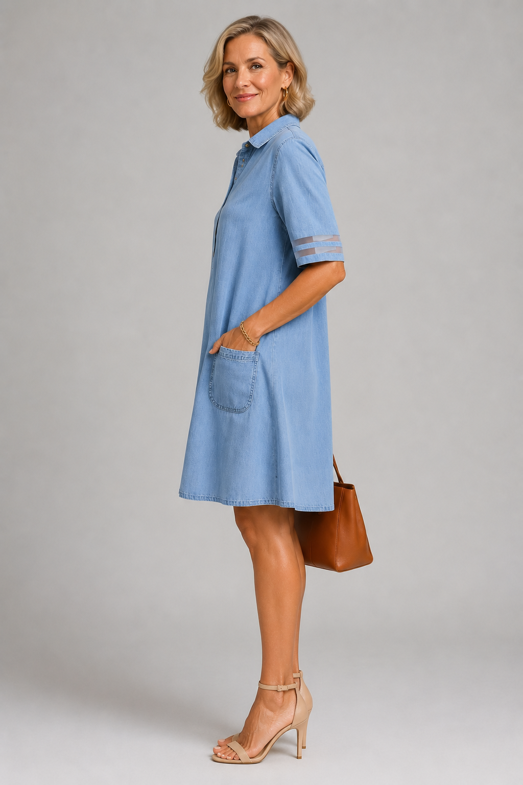 Brittany | Denim Jurk