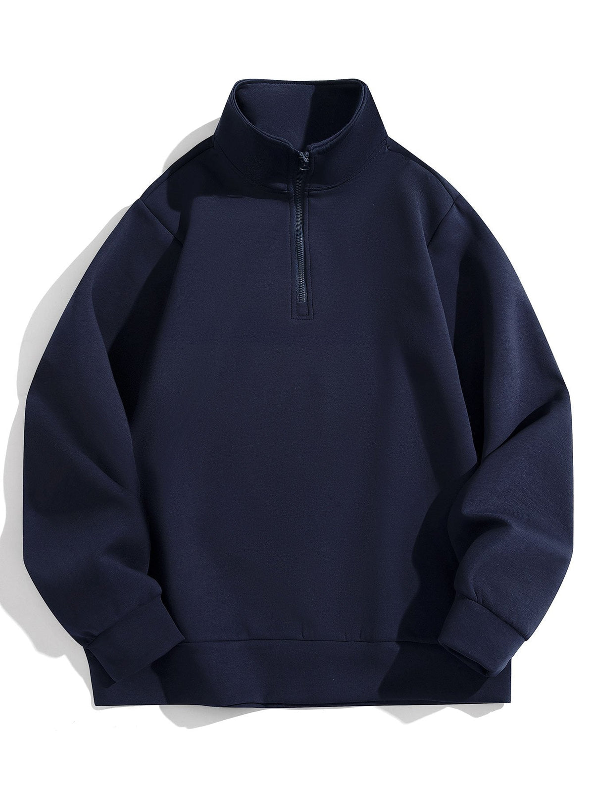 Colin | Sweater met hoge kraag en korte rits