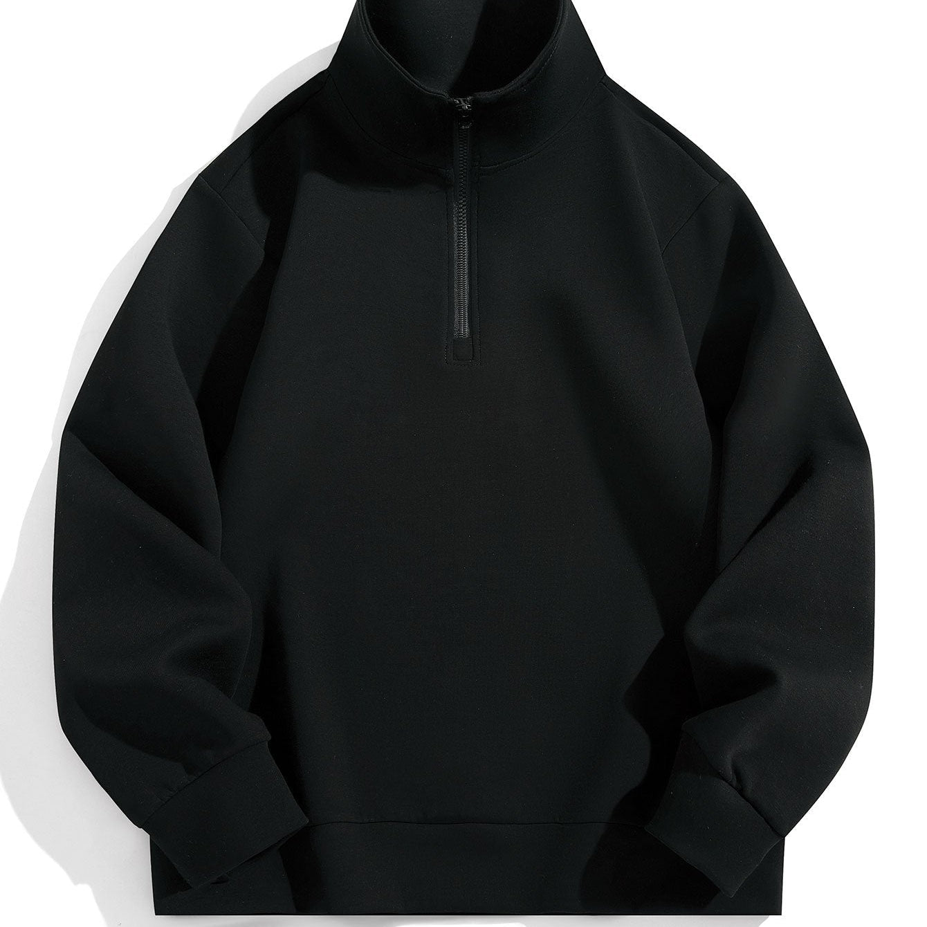 Colin | Sweater met hoge kraag en korte rits