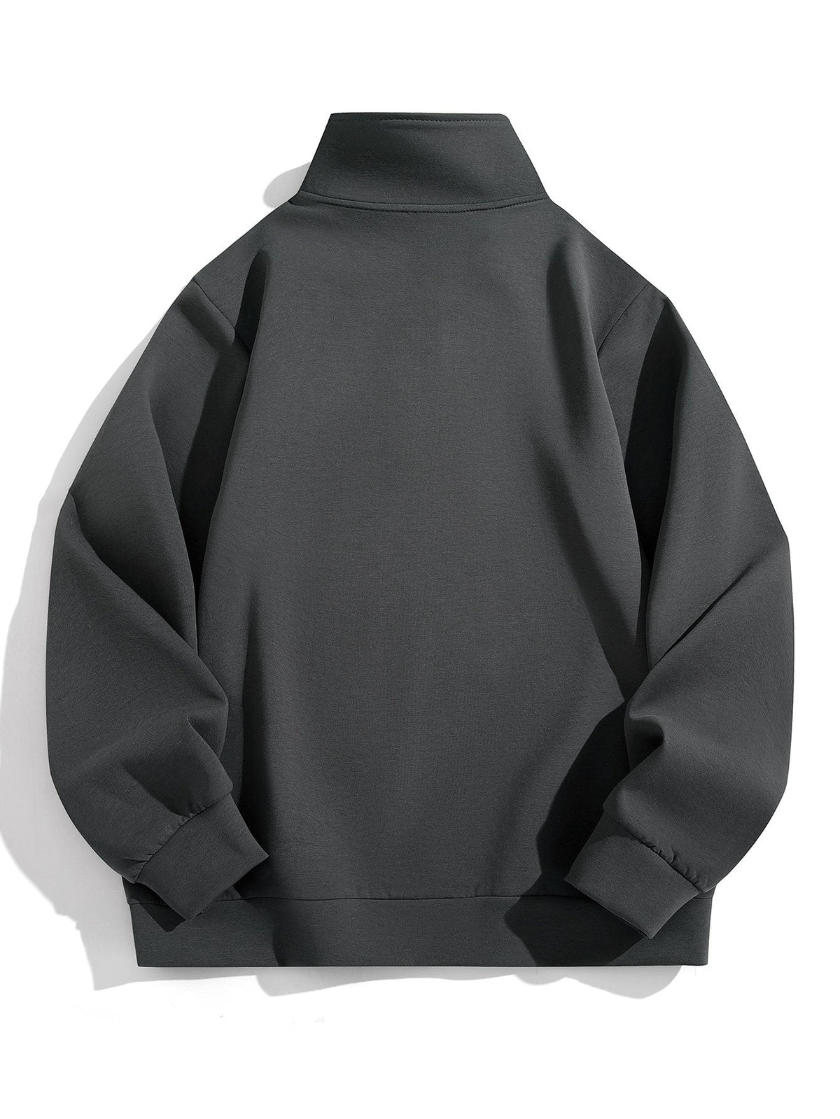 Colin | Sweater met hoge kraag en korte rits